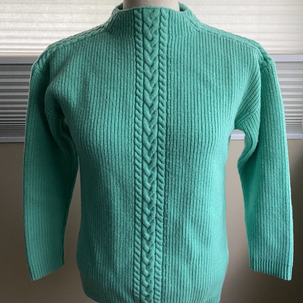 Talbots Petite Women's Vivid Jade Sweater: Large/Petite